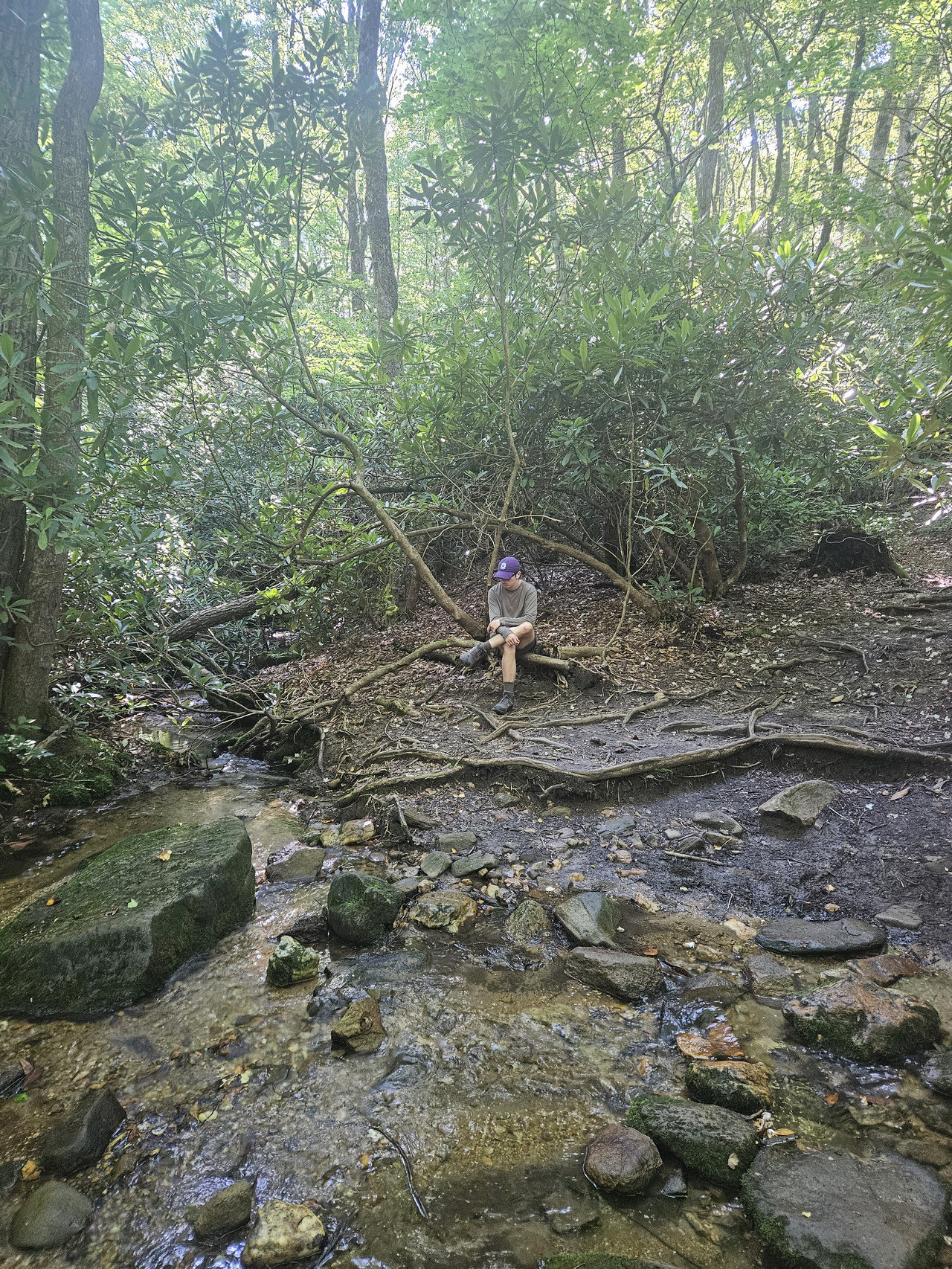 photo of me on the appalachian trail
